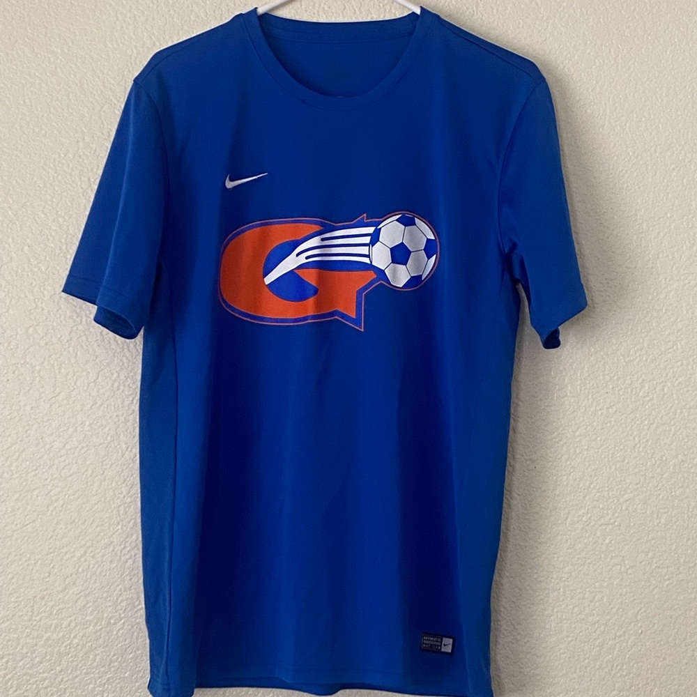 Authentic Nick- Team Dri-Fit Running Reflector Blue Sort Sleeve Blue Men Size M